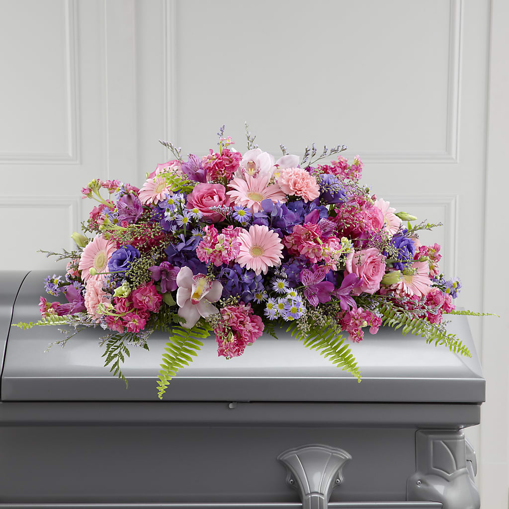 Glorious Garden Casket Spray – Latino Flowers, Bensalem PA