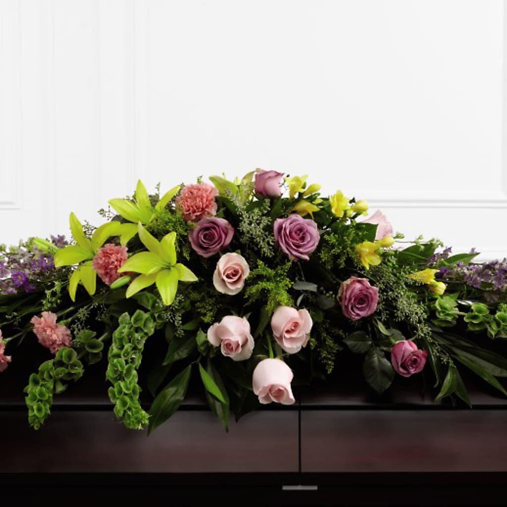 Forever Beloved Casket Spray – Latino Flowers, Bensalem PA