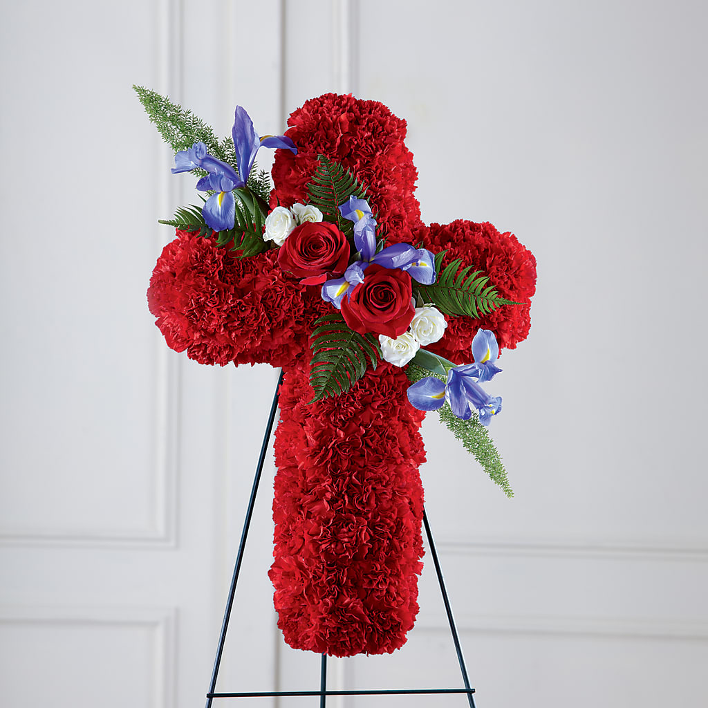 Faithful Hero Floral Cross – Latino Flowers, Bensalem PA