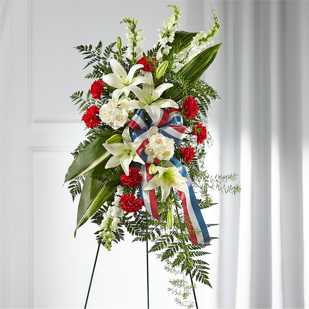 Stars of Life Standing Spray – Latino Flowers, Bensalem PA