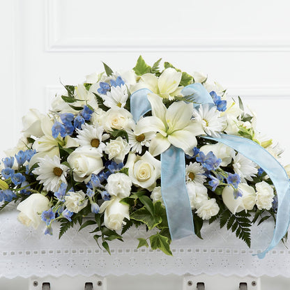 Tender Treasure Casket Spray –  Latino Flowers, Bensalem PA