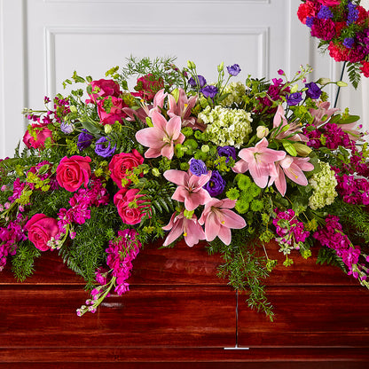 Radiant Tribute Casket Spray –  Latino Flowers, Bensalem PA
