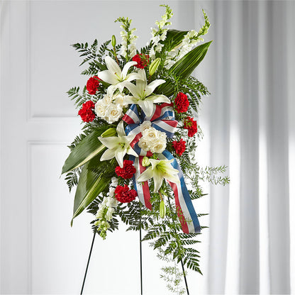 Stars of Life Standing Spray –  Latino Flowers, Bensalem PA
