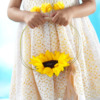 Sweet Sunshine Flower Girl Bouquet –  Latino Flowers, Bensalem PA
